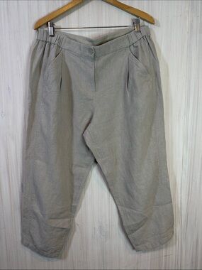 POETRY LINEN ANKLE PANTS 14
